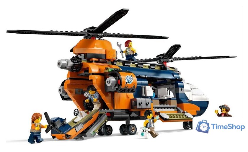 Конструктор LEGO City 60437 Вертолет исследователя джунглей в базовом лагере - Изображение №3 — Интернет-магазин Time-Shop
