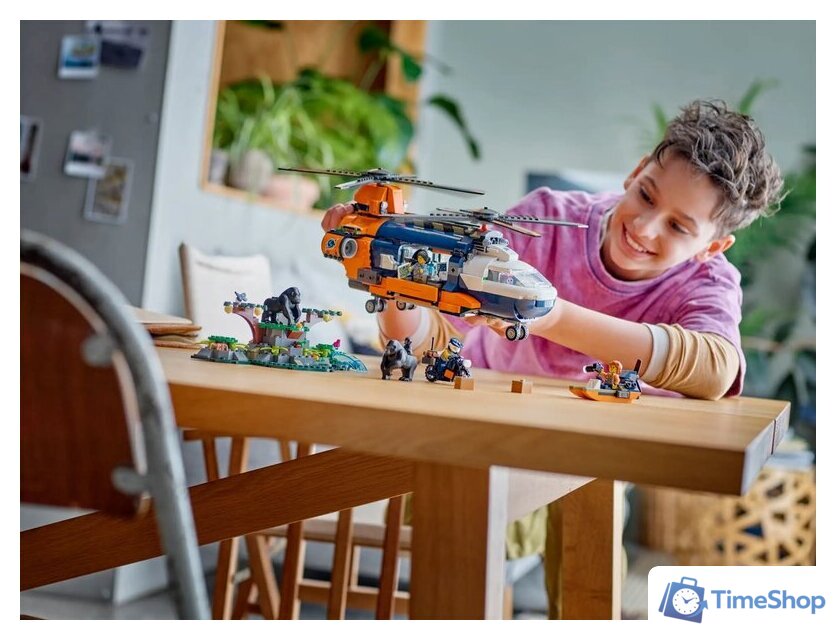 Конструктор LEGO City 60437 Вертолет исследователя джунглей в базовом лагере - Изображение №9 — Интернет-магазин Time-Shop