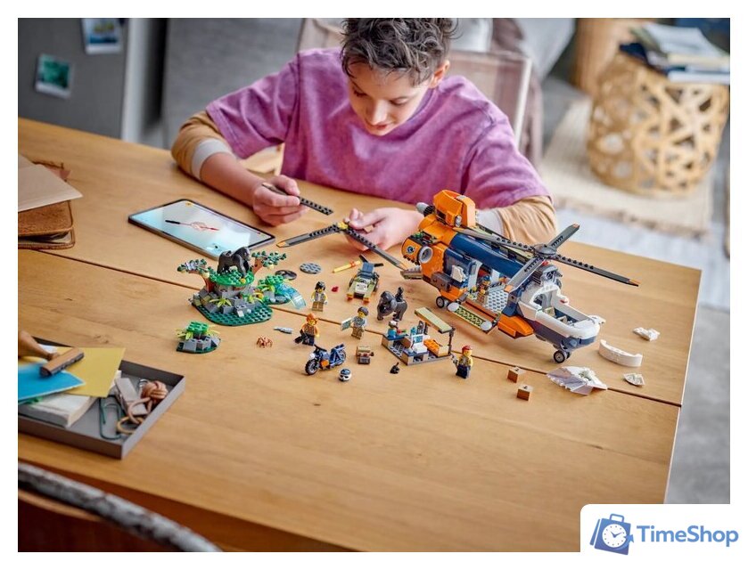Конструктор LEGO City 60437 Вертолет исследователя джунглей в базовом лагере - Изображение №11 — Интернет-магазин Time-Shop