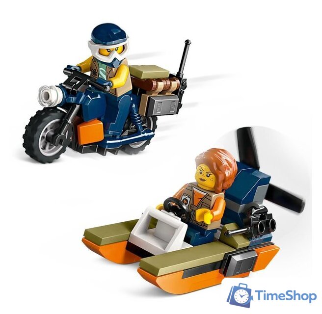 Конструктор LEGO City 60437 Вертолет исследователя джунглей в базовом лагере - Изображение №6 — Интернет-магазин Time-Shop