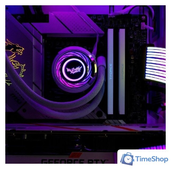 Система жидкостного охлаждения для процессора Valkyrie Jarn 420 ARGB (белый) - Изображение №5 — Интернет-магазин Time-Shop