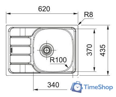 Кухонная мойка Franke Spark SKL 611-62/44 101.0712.228 (нержавеющая сталь) - Изображение №4 — Интернет-магазин Time-Shop