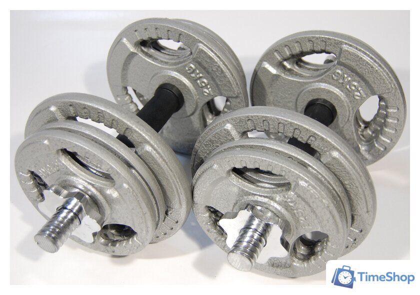 Набор гантелей Atlas Sport Хаммертон 2x11.5 кг - Изображение №5 — Интернет-магазин Time-Shop