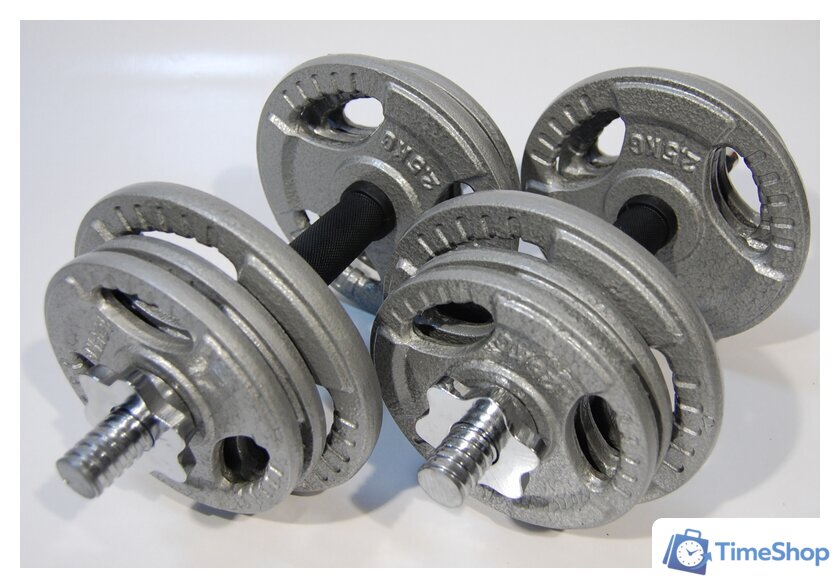 Набор гантелей Atlas Sport Хаммертон 2x11.5 кг - Изображение №6 — Интернет-магазин Time-Shop