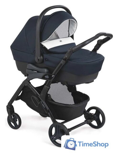 Универсальная коляска CAM Tris Fluido Easy 0-15кг (3 в 1, синий) - Изображение №1 — Интернет-магазин Time-Shop