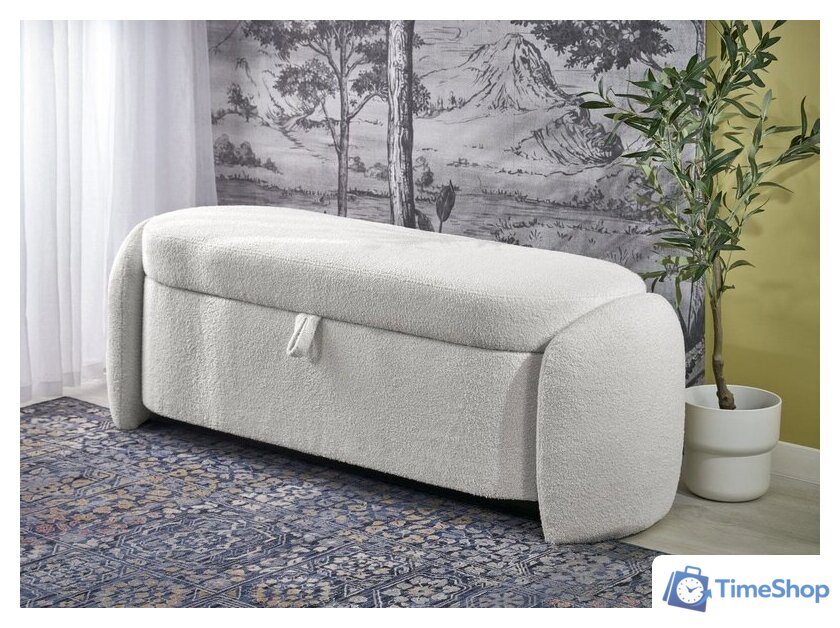 Пуфик Halmar Ficaria (кремовый) - Изображение №3 — Интернет-магазин Time-Shop