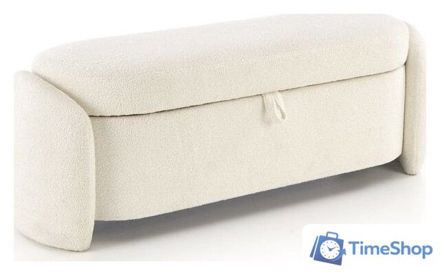 Пуфик Halmar Ficaria (кремовый) - Изображение №1 — Интернет-магазин Time-Shop