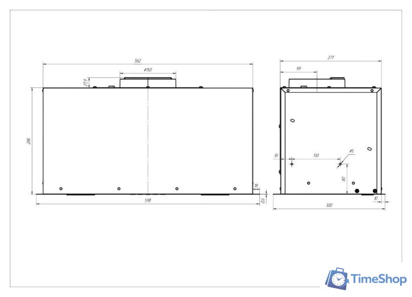 Кухонная вытяжка Faber Scatola WH А60 (305.0738.591) - Изображение №10 — Интернет-магазин Time-Shop