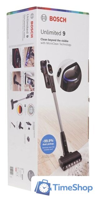 Пылесос Bosch Unlimited 9 BCS931WBA - Изображение №16 — Интернет-магазин Time-Shop