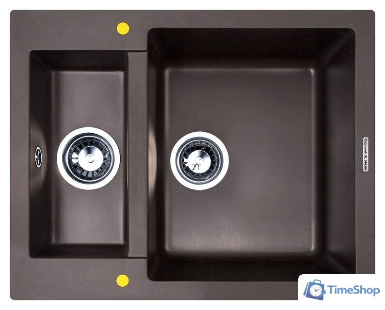 Кухонная мойка Zigmund & Shtain Rechteck 600.2 (швейцарский шоколад) - Изображение №1 — Интернет-магазин Time-Shop