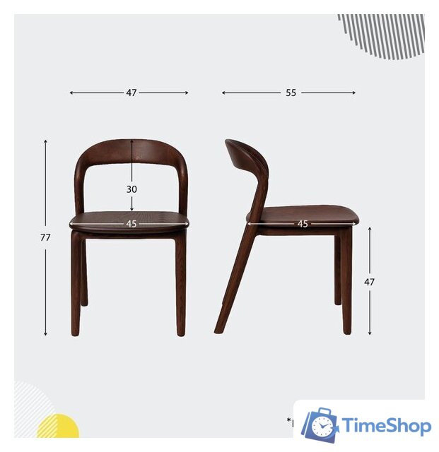 Стул Поставымебель Милина (дуб натуральный/покрытие рич) - Изображение №16 — Интернет-магазин Time-Shop