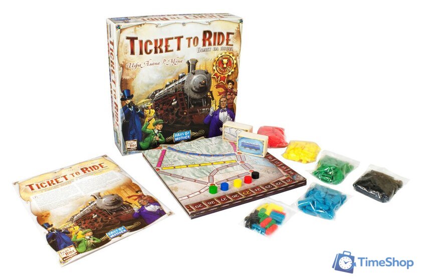 Настольная игра Мир Хобби Ticket To Ride: Америка - Изображение №2 — Интернет-магазин Time-Shop
