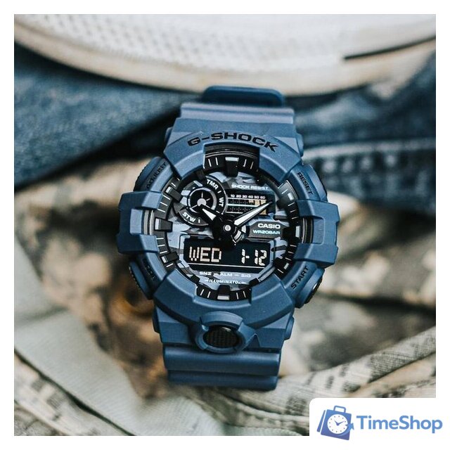Наручные часы Casio G-Shock GA-700CA-2A - Изображение №4 — Интернет-магазин Time-Shop