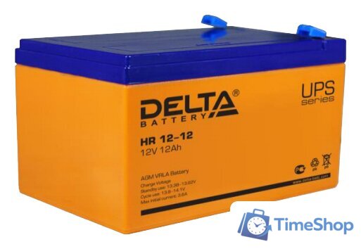 Аккумулятор для ИБП Delta HR 12-12 (12В/12 А·ч) - Изображение №1 — Интернет-магазин Time-Shop