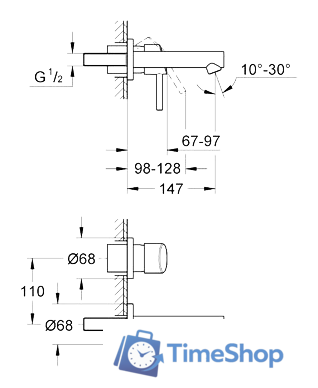 Смеситель Grohe Concetto 19575001 - Изображение №2 — Интернет-магазин Time-Shop