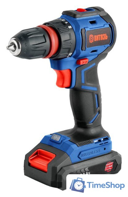 Дрель-шуруповерт Витязь ДА-520-10БСП 18012024 (с 2-мя АКБ, кейс, набор оснастки) - Изображение №1 — Интернет-магазин Time-Shop