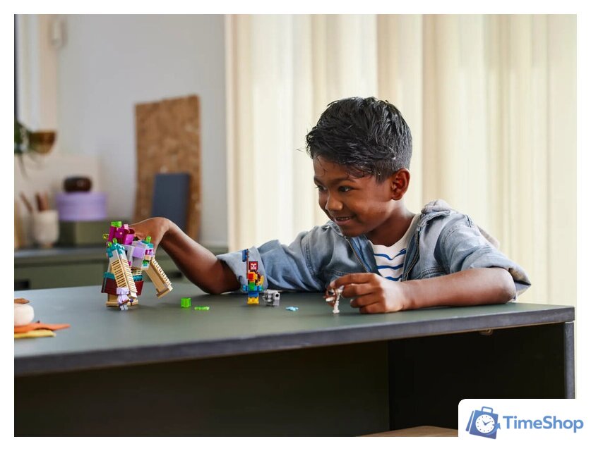 Конструктор LEGO Minecraft 21257 Столкновение с Пожирателем - Изображение №9 — Интернет-магазин Time-Shop