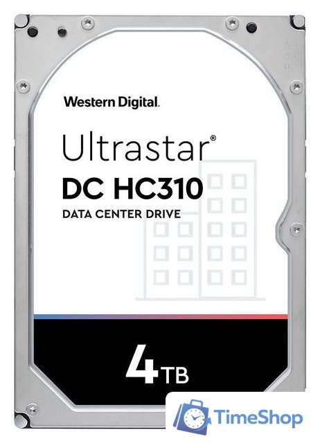 Жесткий диск WD Ultrastar DC HC310 (7K6) 4TB HUS726T4TALE6L4 - Изображение №1 — Интернет-магазин Time-Shop