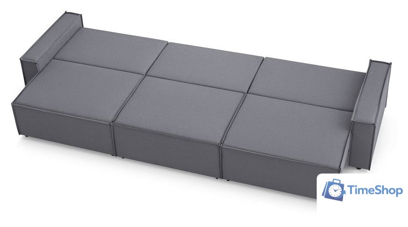 Диван Mio Tesoro Дюссельдорф 293 1.5ек-1.5ек-1.5ек (1173 Savanna Plus Grafit) - Изображение №10 — Интернет-магазин Time-Shop