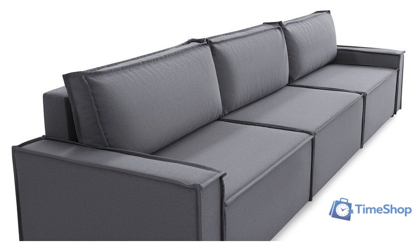 Диван Mio Tesoro Дюссельдорф 293 1.5ек-1.5ек-1.5ек (1173 Savanna Plus Grafit) - Изображение №3 — Интернет-магазин Time-Shop