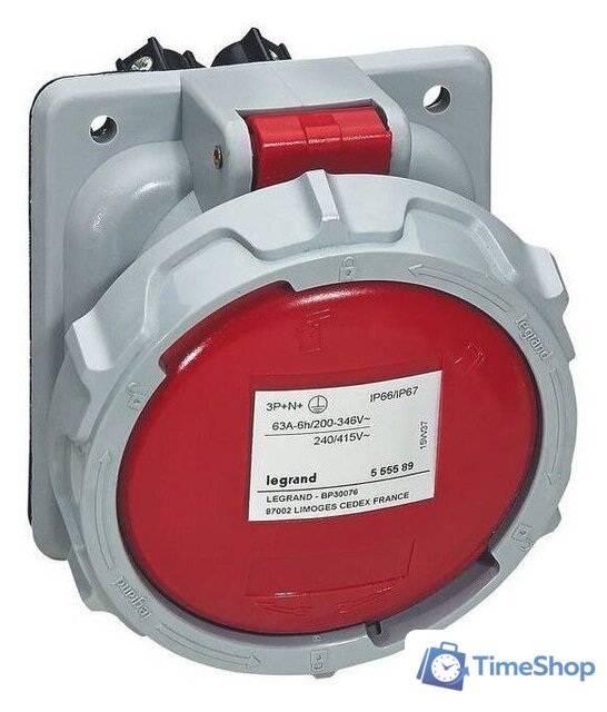 Розетка промышленная Legrand 555589 - Изображение №1 — Интернет-магазин Time-Shop