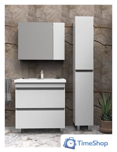  АВН Шкаф с зеркалом для ванной Виго 70 68.08 (3) - Изображение №3 — Интернет-магазин Time-Shop