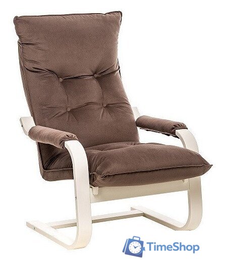 Кресло-качалка Импэкс Leset Оливер (слоновая кость/V 23) - Изображение №1 — Интернет-магазин Time-Shop