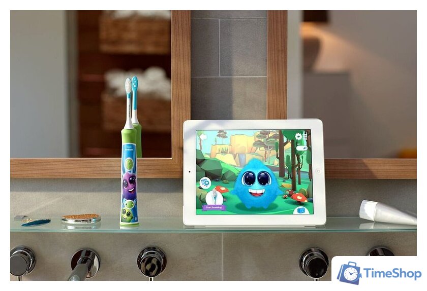 Электрическая зубная щетка Philips Sonicare For Kids HX6352/11 - Изображение №3 — Интернет-магазин Time-Shop