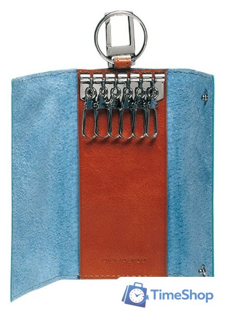 Ключница Piquadro Blue Square PC1397B2/MO - Изображение №2 — Интернет-магазин Time-Shop