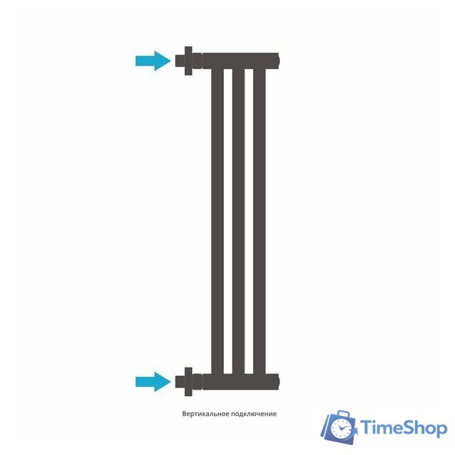 Полотенцесушитель Сунержа Хорда ПП 600х195 03-4124-0600 - Изображение №4 — Интернет-магазин Time-Shop
