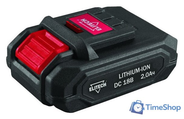 Аккумулятор ELITECH 1820.127100 (18В/2 Ач) - Изображение №1 — Интернет-магазин Time-Shop