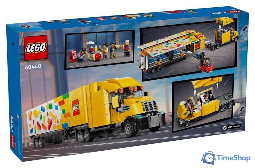 Конструктор LEGO City 60440 Желтый грузовик для доставки - Изображение №12 — Интернет-магазин Time-Shop