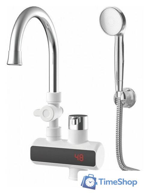 Проточный электрический водонагреватель кран+душ Atlanta ATH-7437 - Изображение №1 — Интернет-магазин Time-Shop