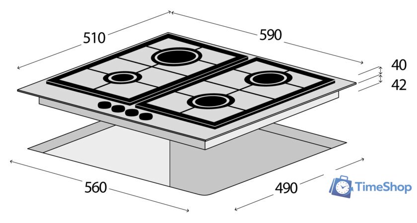 Варочная панель Concept PDV4560 - Изображение №10 — Интернет-магазин Time-Shop
