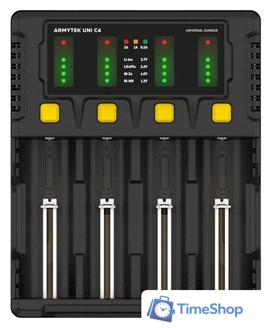 Зарядное устройство Armytek Uni C4 A04501C - Изображение №6 — Интернет-магазин Time-Shop