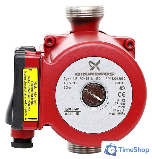 Циркуляционный насос Grundfos UP 20-45 N - Изображение №1 — Интернет-магазин Time-Shop