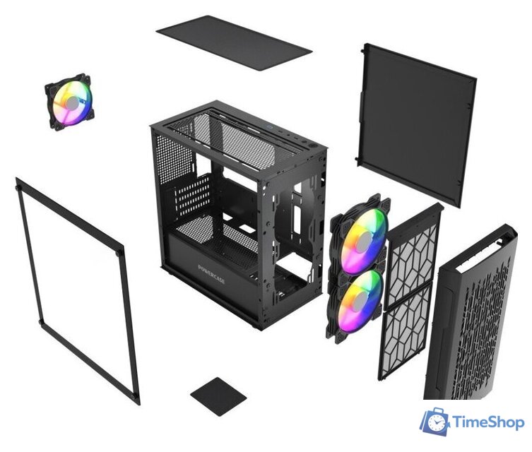 Корпус Powercase Mistral Micro D3B ARGB V2 CMMDB-A3-V2 - Изображение №7 — Интернет-магазин Time-Shop