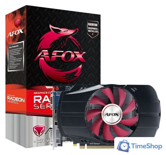 Видеокарта AFOX Radeon R7 350 2GB GDDR5 AFR7350-2048D5H4-V5 - Изображение №5 — Интернет-магазин Time-Shop