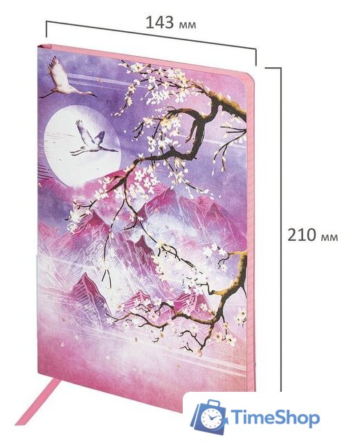 Ежедневник BRAUBERG Vista Sakura 112076 - Изображение №6 — Интернет-магазин Time-Shop