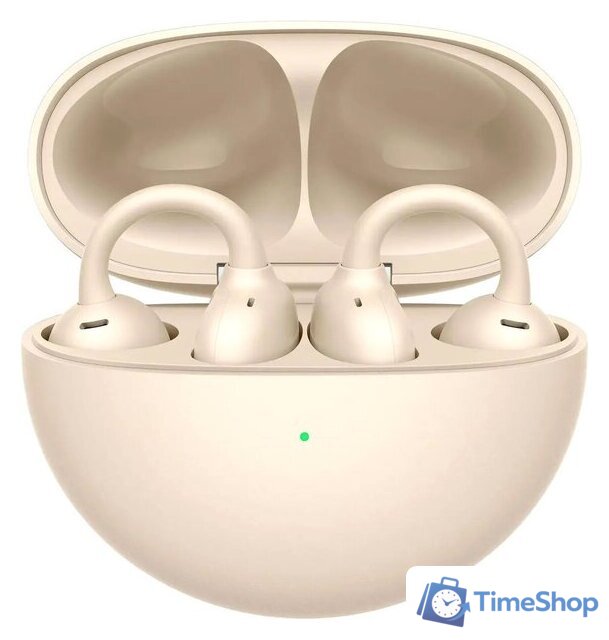 Наушники Huawei FreeClip (бежевый, международная версия) - Изображение №1 — Интернет-магазин Time-Shop