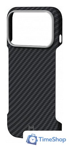 Чехол для телефона Magssory Aramid Zero Case для iPhone 17 Pro Black CFB047 - Изображение №3 — Интернет-магазин Time-Shop