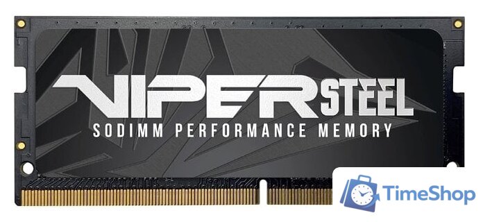 Оперативная память Patriot Viper Steel 16GB DDR4 SODIMM PC4-21300 PVS416G266C8S - Изображение №1 — Интернет-магазин Time-Shop