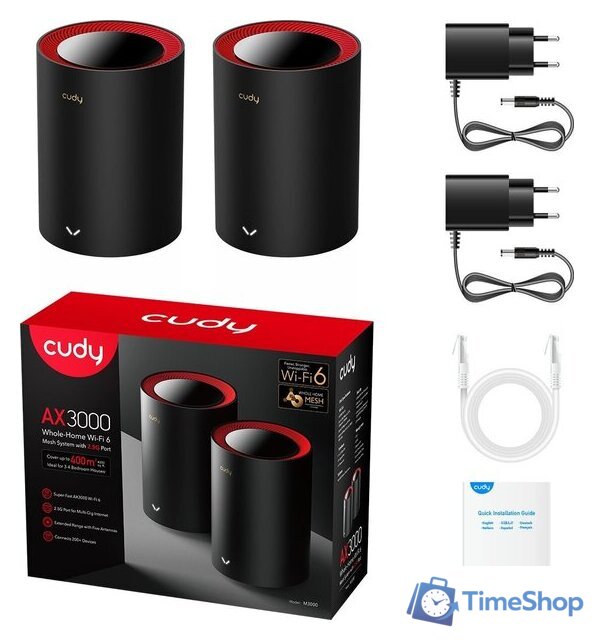 Wi-Fi система Cudy M3000 1.0 (2-Pack) - Изображение №6 — Интернет-магазин Time-Shop