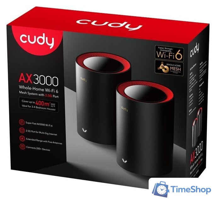 Wi-Fi система Cudy M3000 1.0 (2-Pack) - Изображение №7 — Интернет-магазин Time-Shop