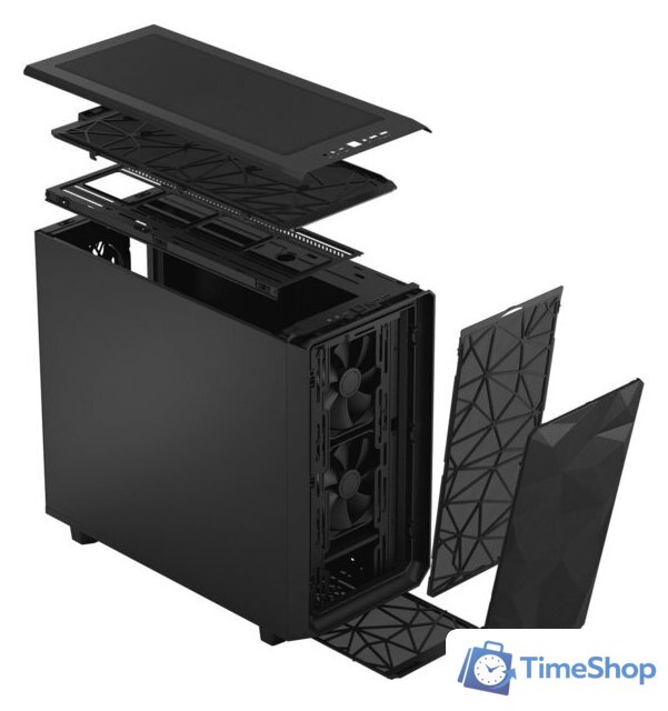 Корпус Fractal Design Meshify 2 Black FD-C-MES2A-01 - Изображение №22 — Интернет-магазин Time-Shop