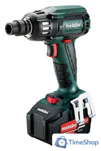 Гайковерт Metabo SSW 18 LTX 400 BL 602205650 (с 2-мя АКБ, кейс) - Изображение №1 — Интернет-магазин Time-Shop
