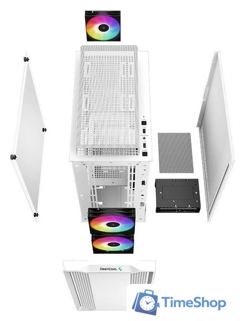 Корпус DeepCool CC360 ARGB R-CC360-WHAPM3-G-1 - Изображение №13 — Интернет-магазин Time-Shop