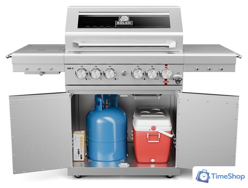 Газовый гриль для дачи Koler Krone S2 Silver KK-S2/S - Изображение №7 — Интернет-магазин Time-Shop