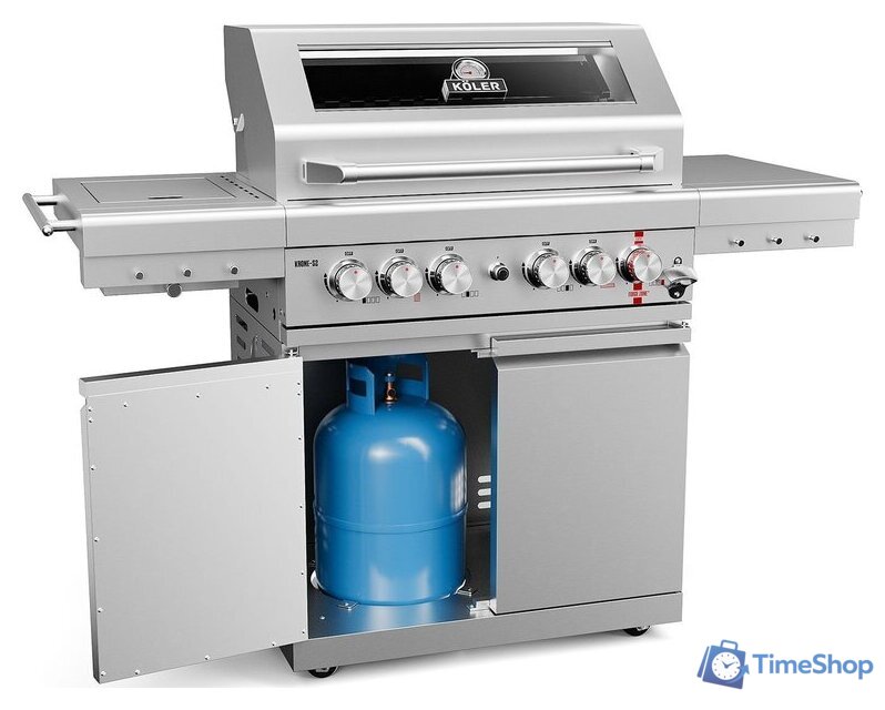 Газовый гриль для дачи Koler Krone S2 Silver KK-S2/S - Изображение №13 — Интернет-магазин Time-Shop