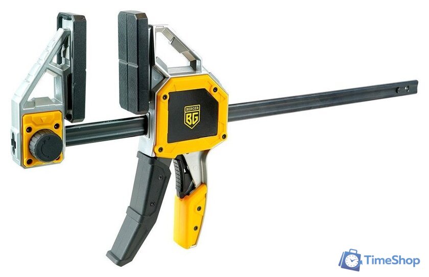 Струбцина Berger Быстрозажимная 95x300мм, зажим до 350кг BG1924 - Изображение №8 — Интернет-магазин Time-Shop